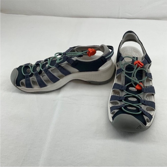 New Keen Astoria West Women’s Sandle Navy/Beveled Glass Size 9.5 - Picture 2 of 8